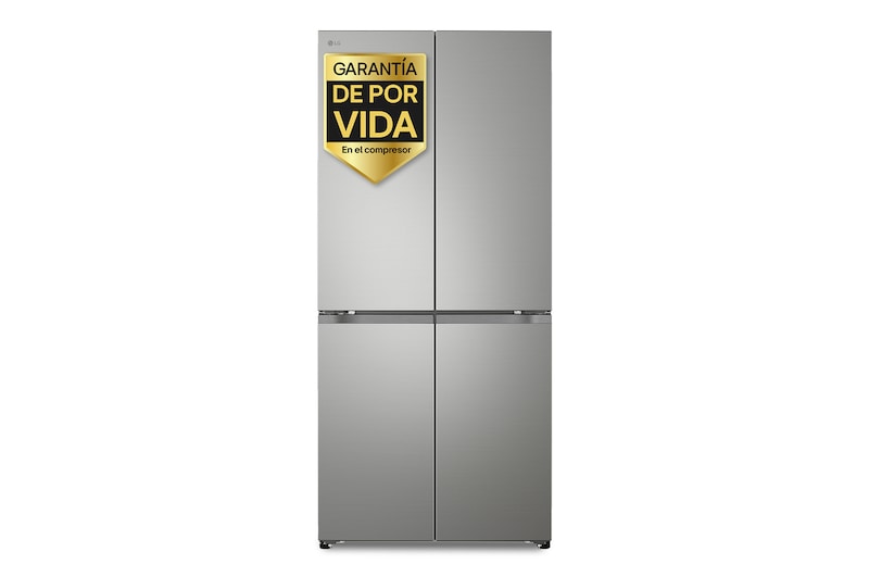 Vista frontal de Frigorífico American Combi | LG GMBS30SEPY, , Clasificación E, 580 L, Inox antihuellas GMBS30SEPY