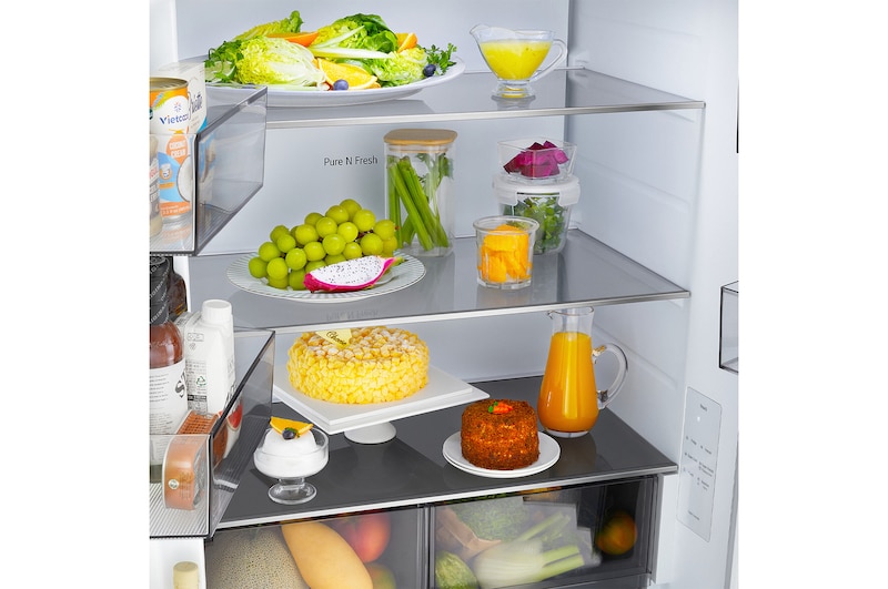 Frigorífico American Combi | LG GMBS30SEPY, , Clasificación E, 580 L, Inox antihuellas