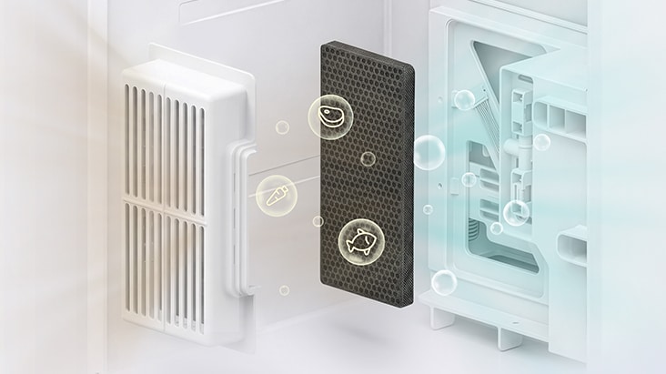 Frigorífico American Combi | LG GMBS30SEPY, , Clasificación E, 580 L, Inox antihuellas