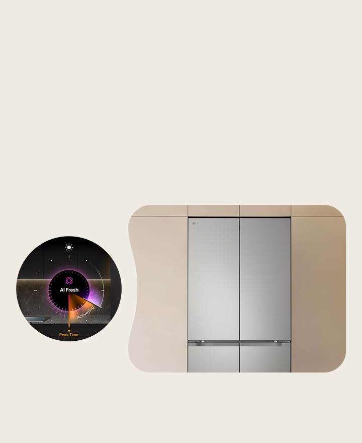 Frigorífico American Combi | LG GMBS30SEPY, , Clasificación E, 580 L, Inox antihuellas
