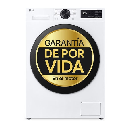 Lavadora Inteligente | LG F4X5013TLB, AI Direct Drive, TurboWash 360º, Selector LCD, 13kg, 1400rpm, Serie 500, Un 30% más eficiente que A, Blanca - F4X5013TLB | LG ES