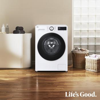 Lavadora Inteligente | LG F4X5511TLB, AI Direct Drive, TurboWash 360º, 11kg, 1400rpm, Serie 550, Un 30% más eficiente que A, Blanca