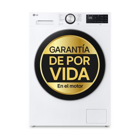 Lavadora Inteligente | LG F4X5013TLC, AI Direct Drive, TurboWash 360º, Selector LCD, 13kg, 1400rpm, Serie 500, Un 30% más eficiente que A, Blanca - F4X5013TLC | LG ES