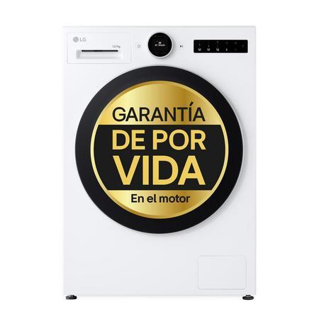 Lavasecadora Inteligente | LG W4X7537TLS, AI Direct Drive TM, TurboWash 360º,Selector LCD, Autodosificación, 13/7kg, 1400rpm, Serie 750, Un 30% más eficiente que A(lavado) /D(secado), Blanca - W4X7537TLS