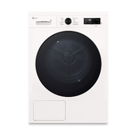 Secadora  con Inteligencia artificial 9kg, B, con Bomba de calor Dual  RHX1009NWHl Blanco , Serie  140 - RHX1009NWB