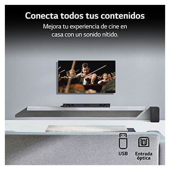 LG Outlet Barra de sonido Inteligente LG SQC2 con 300W de potencia y 2.1 canales, SQC2.OUTLET