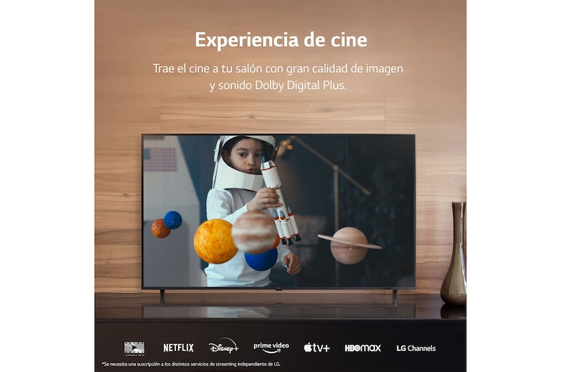LG Outlet TV LG UHD 4K de 50'' Serie 78, Procesador Alta Potencia, HDR10 / Dolby Digital Plus, Smart TV webOS23., 50UR78006LK.OUTLET