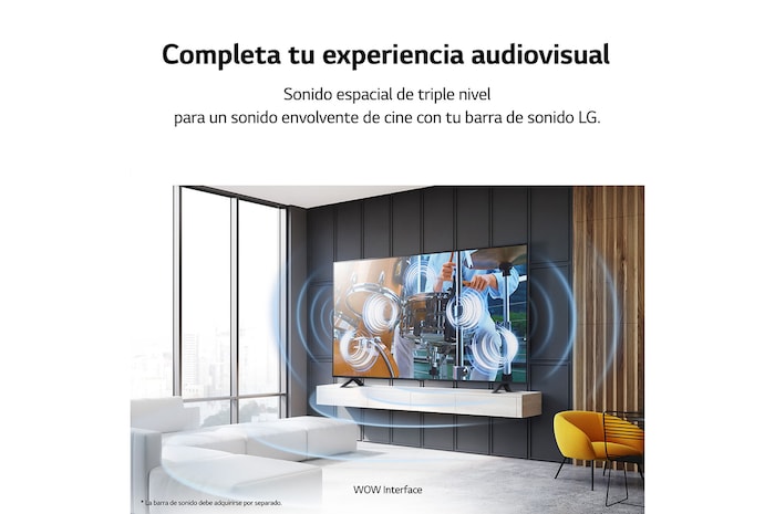 LG Outlet TV LG UHD 4K de 50'' Serie 78, Procesador Alta Potencia, HDR10 / Dolby Digital Plus, Smart TV webOS23., 50UR78006LK.OUTLET