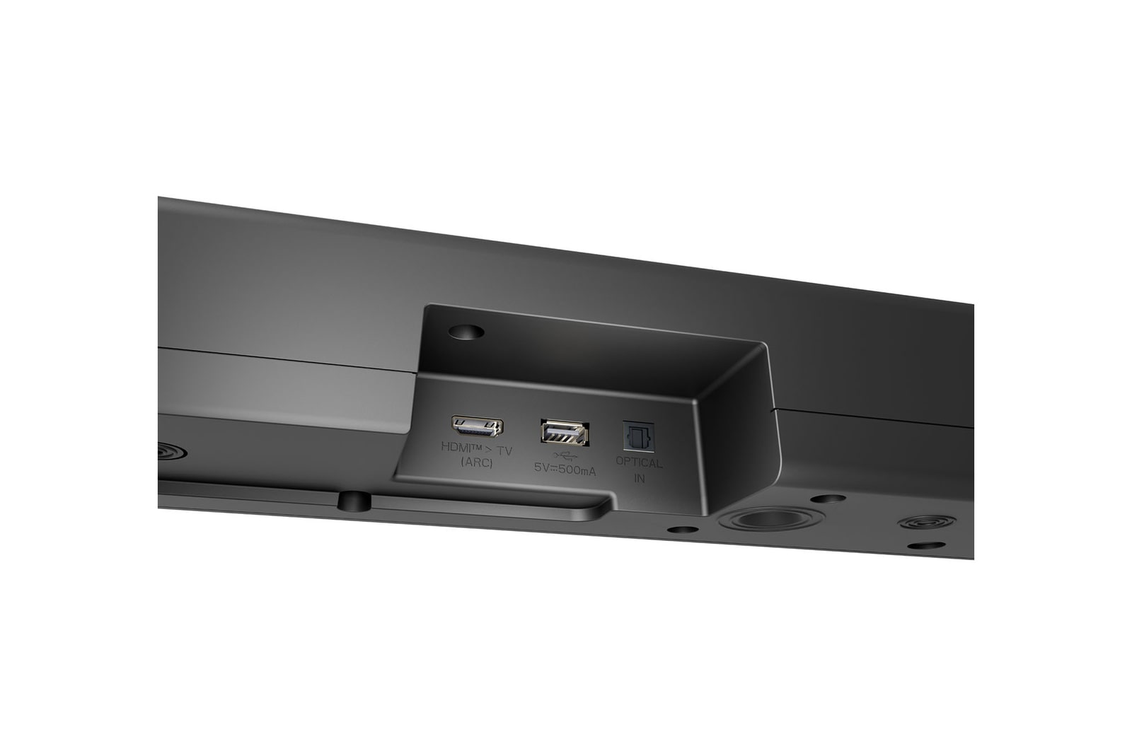 Vista angular del subwoofer