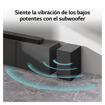 LG Barra de sonido para TV - LG SC9S, Bluetooth, 400W, 3.1.3  canales con Subwoofer, Dolby Atmos, DTS:X, IA Ready, Gris Oscuro, SC9S