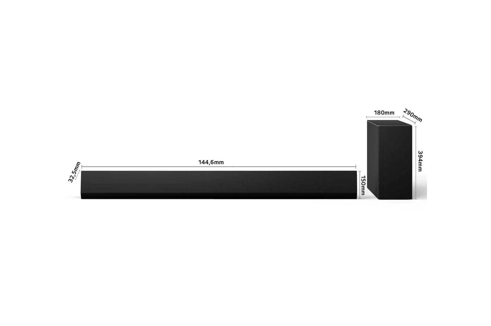 LG Barra de sonido para TV - LG SG10TY, Bluetooth, 420W, 3.1 Canales con Subwoofer, Dolby Atmos, DTS-X, IA Ready, Negro, SG10TY