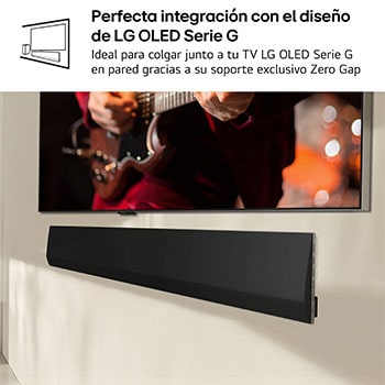 LG Barra de sonido para TV - LG SG10TY, Bluetooth, 420W, 3.1 Canales con Subwoofer, Dolby Atmos, DTS-X, IA Ready, Negro, SG10TY