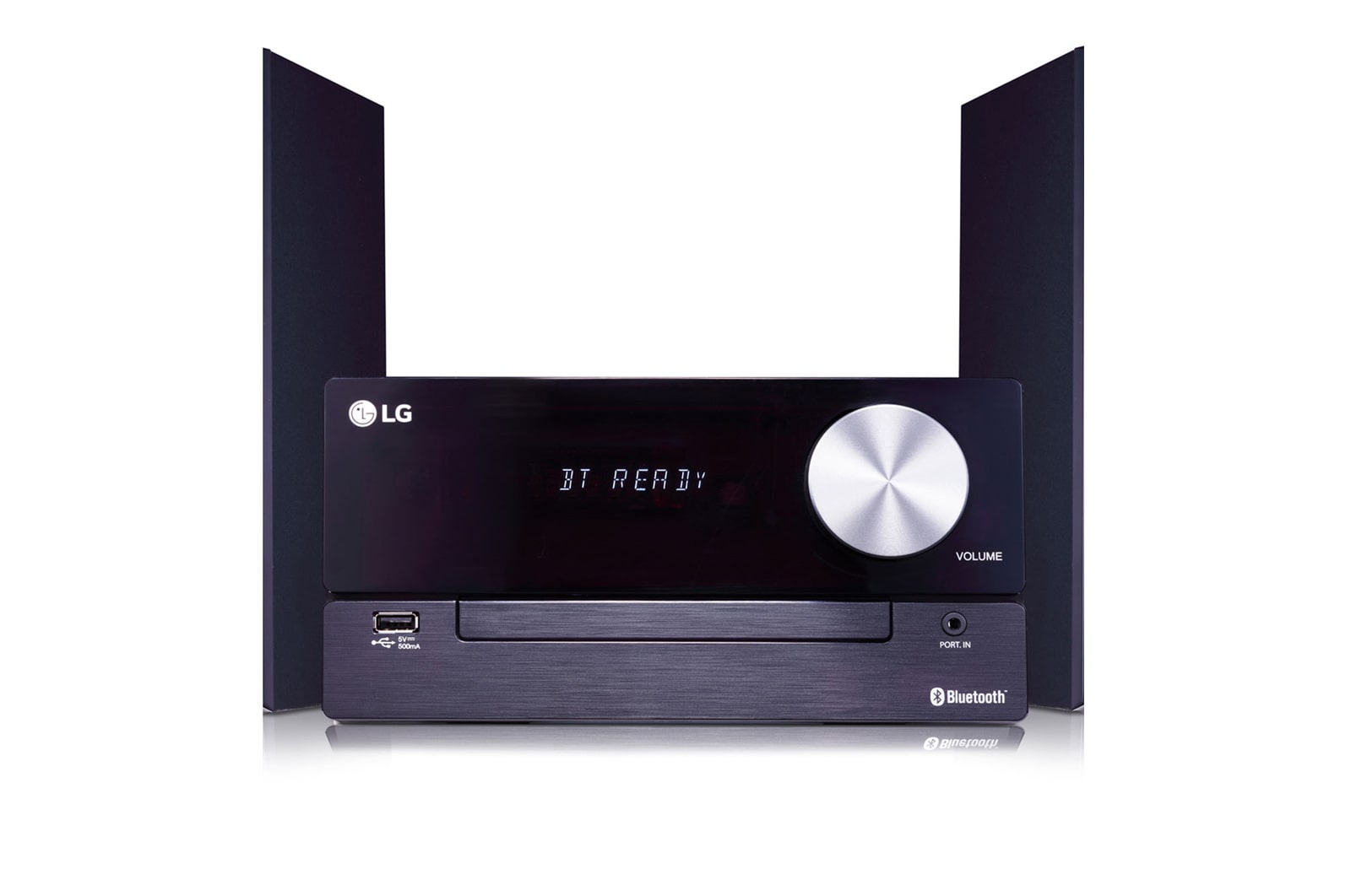 LG XBOOM CM2460, Microcadena con 100W de potencia, con conexión bluetooth, conexión USB y TV Sound Sync (sincronización inalámbrica con tu TV), CM2460DAB