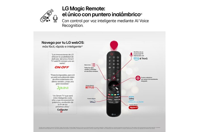 LG 48 pulgadas Smart TV LG OLED evo AI C4 4K 2024, OLED48C44LA