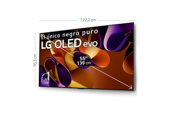 LG 55 pulgadas Smart TV LG OLED evo AI G4 4K 2024, OLED55G45LW.OBS