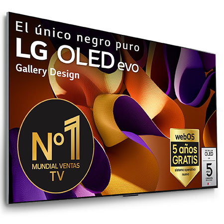 65 pulgadas Smart TV LG OLED evo AI G4 4K 2024 - OLED65G45LW.OBS | LG ES