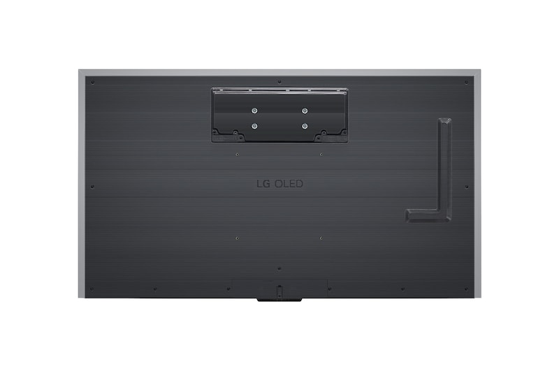 Rear view of LG OLED evo TV, OLED M4
