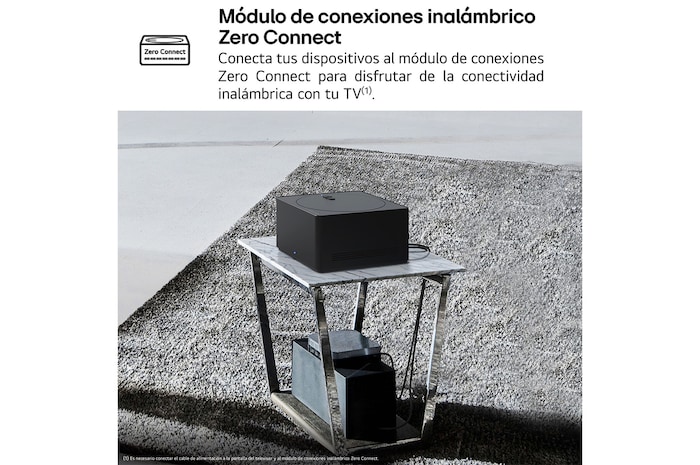 LG Primer televisor verdaderamente inalámbrico LG OLED evo AI M4 de 65 pulgadas con vídeo de 4K 144Hz con transferencia de audio , OLED65M49LA