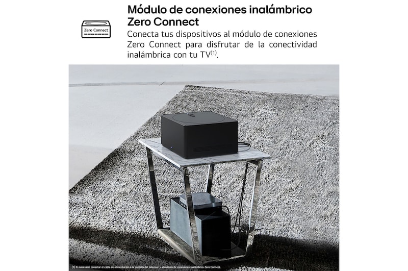 LG Primer televisor verdaderamente inalámbrico LG OLED evo AI M4 de 65 pulgadas con vídeo de 4K 144Hz con transferencia de audio , OLED65M49LA
