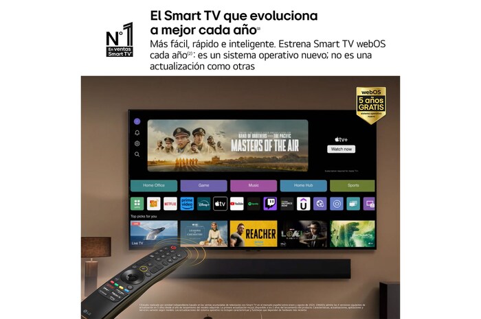 Close-up image of LG OLED evo TV, OLED M4 showing the ultra-slim top edge