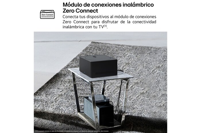 LG Primer televisor verdaderamente inalámbrico LG OLED evo AI M4 de 77 pulgadas con vídeo de 4K 144Hz con transferencia de audio , OLED77M49LA