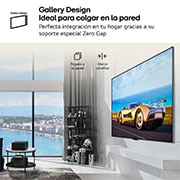 LG Primer televisor verdaderamente inalámbrico LG OLED evo AI M4 de 77 pulgadas con vídeo de 4K 144Hz con transferencia de audio , OLED77M49LA