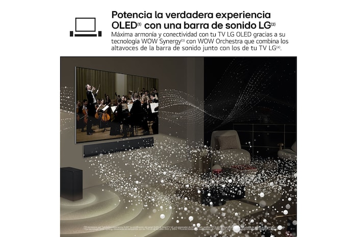 LG Pack TV LG OLED evo G4 83" + Barra de Sonido SG10TY, OLED83G45LW.ESB2