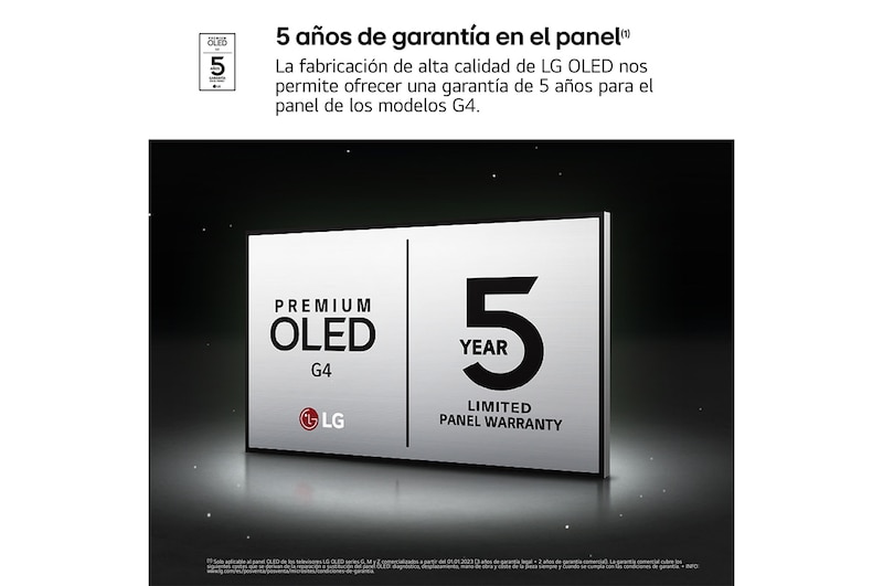 LG Pack TV LG OLED evo G4 83" + Barra de Sonido SG10TY, OLED83G45LW.ESB2