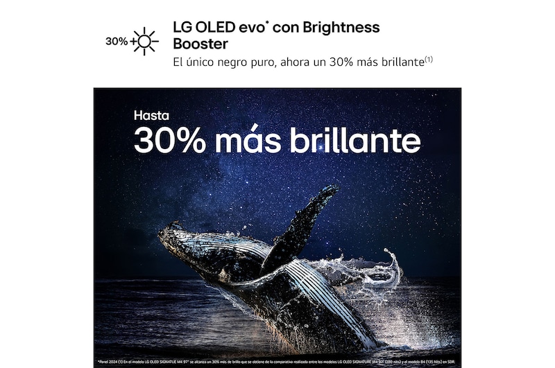 LG Televisor LG SIGNATURE OLED M4 True Wireless de 97 pulgadas con vídeo con transferencia de audio en 4K 120 Hz , OLED97M49LA