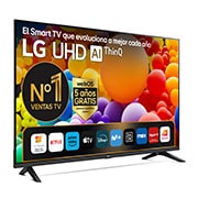 LG Outlet 65 pulgadas TV LG UHD AI 4K serie UT73  con Smart TV WebOS24, 65UT73006LA.OUTLET