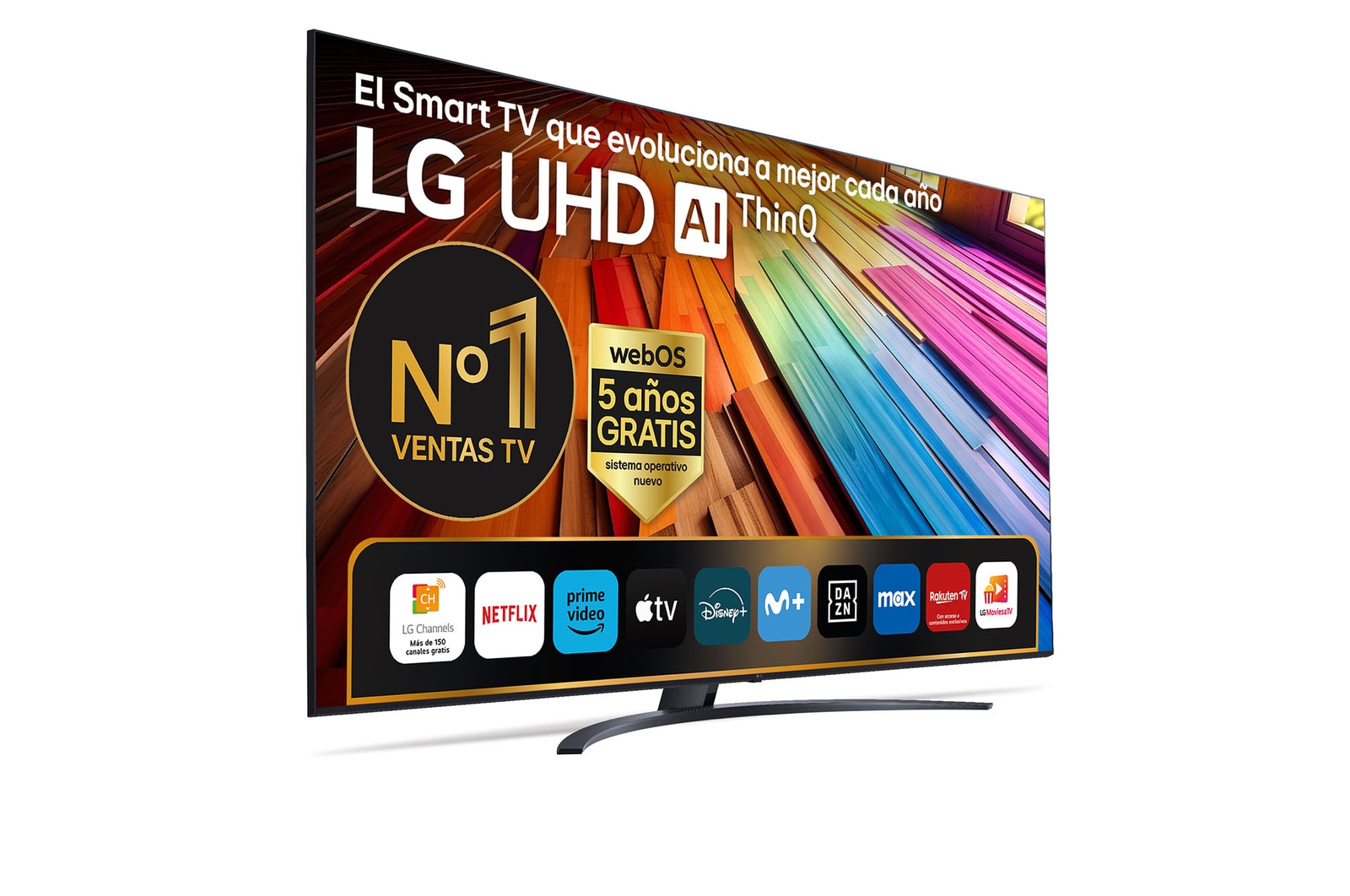 LG Outlet 75 pulgadas Smart TV LG UHD AI UT81 4K 2024, 75UT81006LA.OUTLET