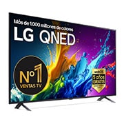 Vista frontal de Outlet 65 pulgadas Smart TV LG QNED80 AI 4K 2024 65QNED80T6A.OUTLET