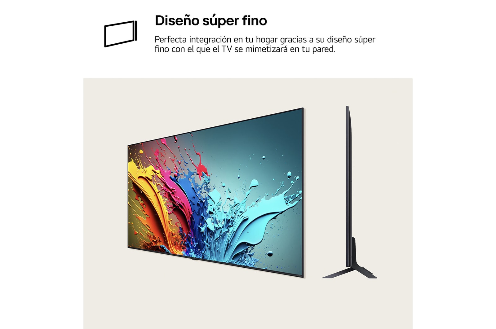 LG Outlet 65 pulgadas Smart TV LG QNED80 AI 4K 2024, 65QNED80T6A.OUTLET