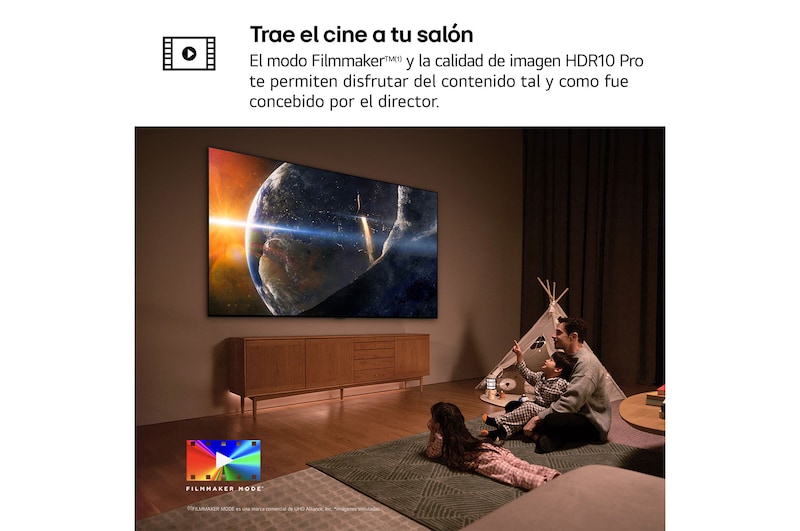 LG 86 pulgadas TV LG QNED 4K serie AI QNED86  con Smart TV WebOS24, 86QNED86T6A