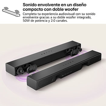 USP card: Balanced sound with the built-in sub woofers