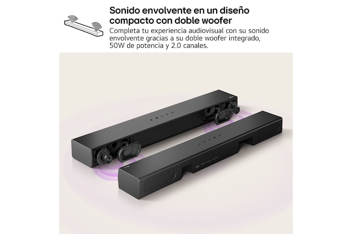 USP card: Balanced sound with the built-in sub woofers