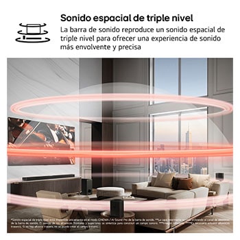 LG Barra de Sonido - LG S70TR, Bluetooth, 500W, 5.1.1 Canales con Subwoofer, altavoces traseros para cine en casa, Dolby Atmos, DTS:X, Negro, S70TR