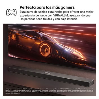 LG Barra de Sonido - LG S70TR, Bluetooth, 500W, 5.1.1 Canales con Subwoofer, altavoces traseros para cine en casa, Dolby Atmos, DTS:X, Negro, S70TR
