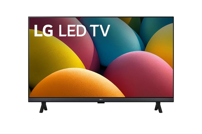 Close-up of the top edge of LG HD TV, LR60