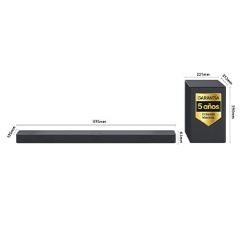 Vista posterior del televisor LG OLED evo AI G5 4K Smart TV.