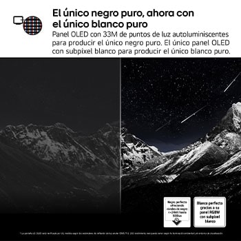 Vista posterior del televisor LG OLED evo AI C5E 4K Smart TV.