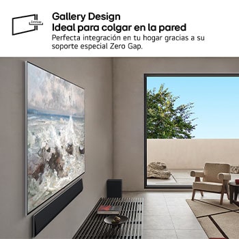Vista posterior del televisor LG OLED evo AI G5 4K Smart TV.