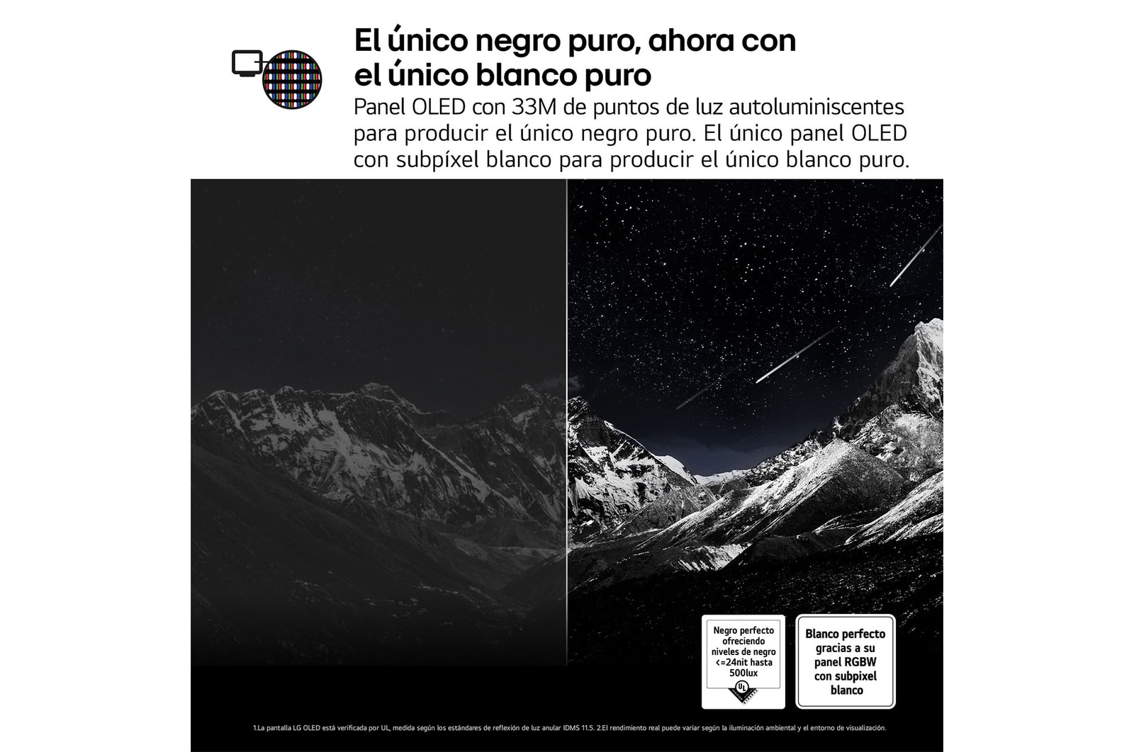 Vista lateral del televisor LG OLED evo AI G5 4K Smart TV.