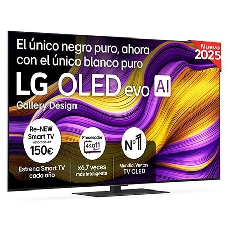 Smart TV LG OLED evo AI G5 65 pulgadas 4K 2025 - OLED65G56LS