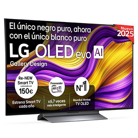 Outlet Smart TV LG OLED evo AI G5 48 pulgadas 4K 2025 - OLED48G56LS.OUTLET