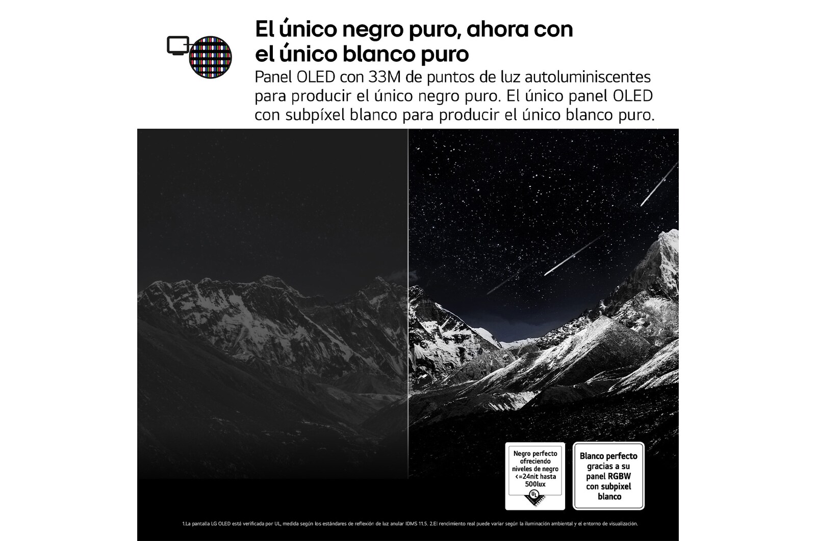 USP 100% volumen de color y 100% fidelidad de color⁽¹⁾