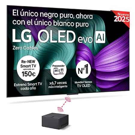 Lg Smart Tv Oled Evo Ai M5 Inalámbrico 83 Pulgadas 4K 2025 - Oled83m59la | Es