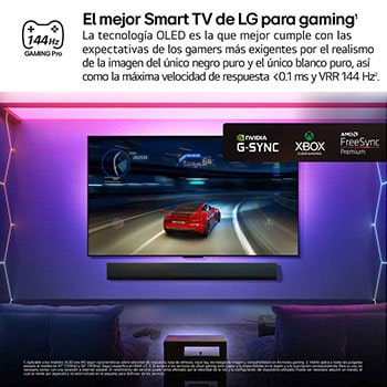 Un televisor LG TV con un primer plano del mando a distancia AI Magic Remote de LG. El botón AI está resaltado y en un globo de texto se puede leer “sugiéreme una película que me guste”. En pantalla podemos ver el ícono del usuario E, demostrando así cómo AI Voice ID ha sido capaz de identificar qué usuario era y de darle recomendaciones personalizadas con tan solo oír su voz. 