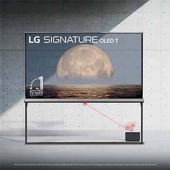 LG Smart TV LG OLED SIGNATURE AI T4 Transparente e inalámbrico 77 pulgadas 4K 2025, OLED77T49LA