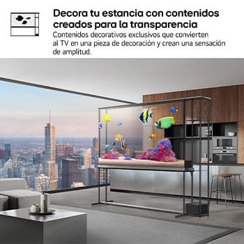 LG Smart TV LG OLED SIGNATURE AI T4 Transparente e inalámbrico 77 pulgadas 4K 2025, OLED77T49LA